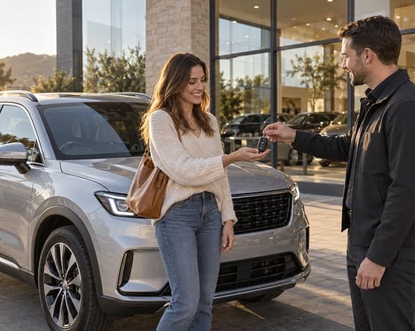 Handing over the keys